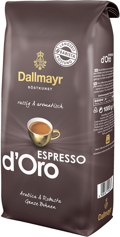 Kohvioad Dallmayr Espresso d`Oro, 1kg hind ja info | Kohv, kakao | kaup24.ee