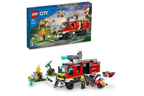 60374 LEGO® City Tuletõrjedepoo veoauto hind ja info | Klotsid ja konstruktorid | kaup24.ee