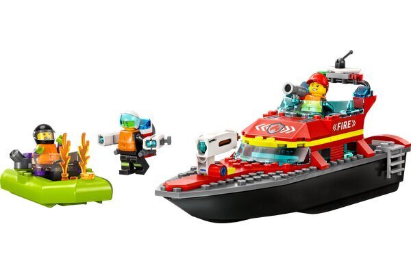 60373 LEGO® City Tuletõrje paat hind ja info | Klotsid ja konstruktorid | kaup24.ee