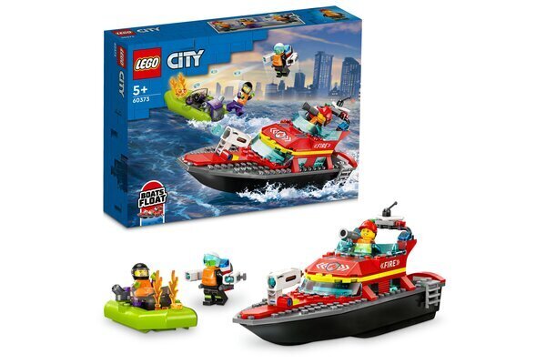 60373 LEGO® City Tuletõrje paat цена и информация | Klotsid ja konstruktorid | kaup24.ee