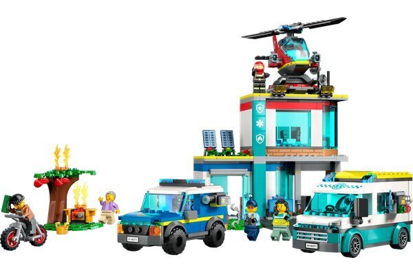 60371 LEGO® City Päästeautode peakorter hind ja info | Klotsid ja konstruktorid | kaup24.ee