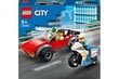 60392 LEGO® City politsei mootorratta ja auto tagaajamine hind ja info | Klotsid ja konstruktorid | kaup24.ee