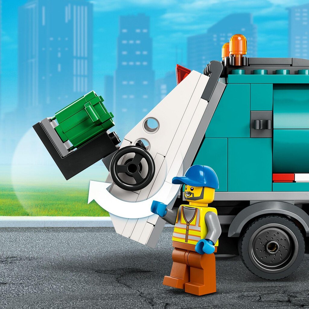 60386 LEGO® City Prügi taaskasutusauto цена и информация | Klotsid ja konstruktorid | kaup24.ee