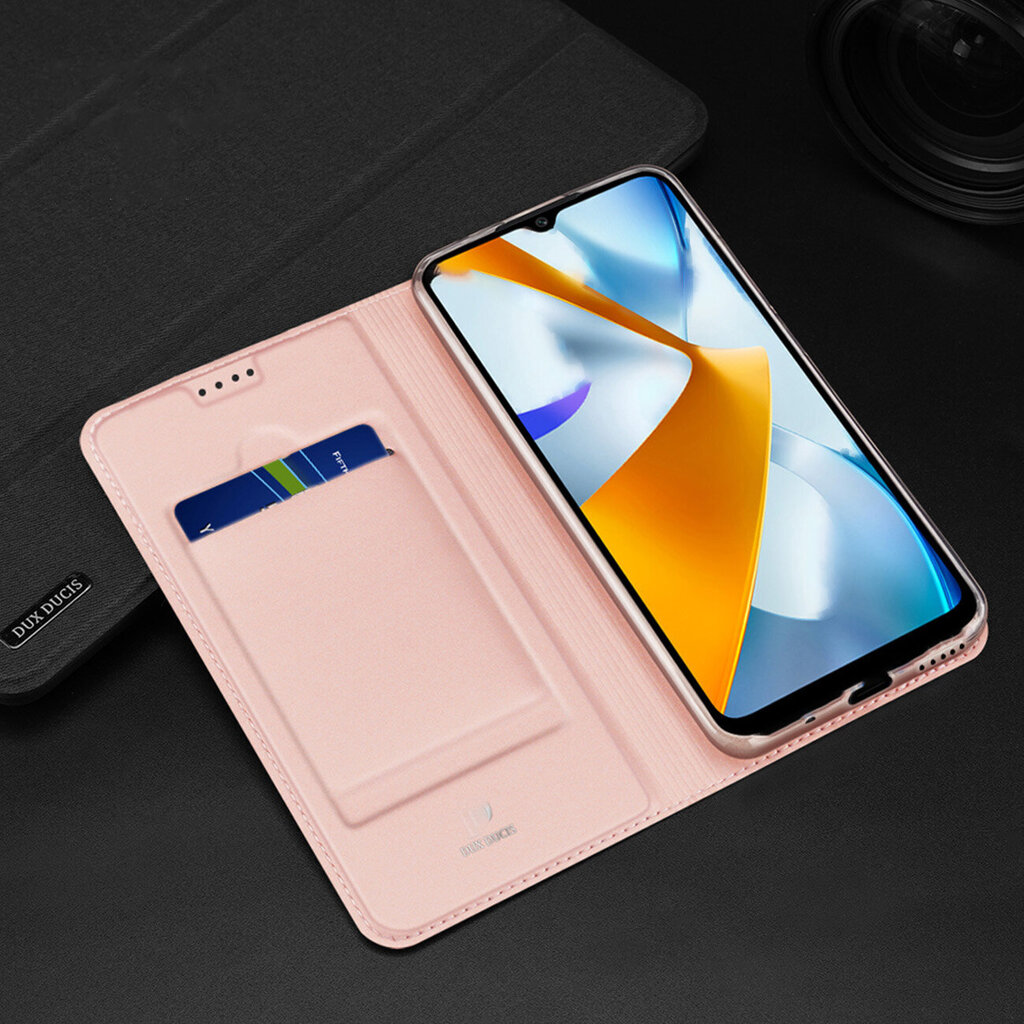 Dux Ducis Skin Pro Oppo Reno 8 Pro flip card wallet stand blue hind ja info | Telefoni kaaned, ümbrised | kaup24.ee