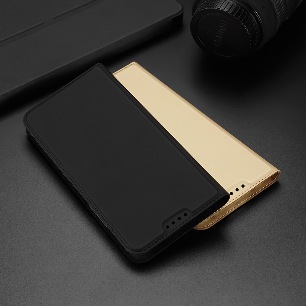 Dux Ducis Skin Pro Oppo Reno 8 Pro flip card wallet stand Black цена и информация | Telefoni kaaned, ümbrised | kaup24.ee