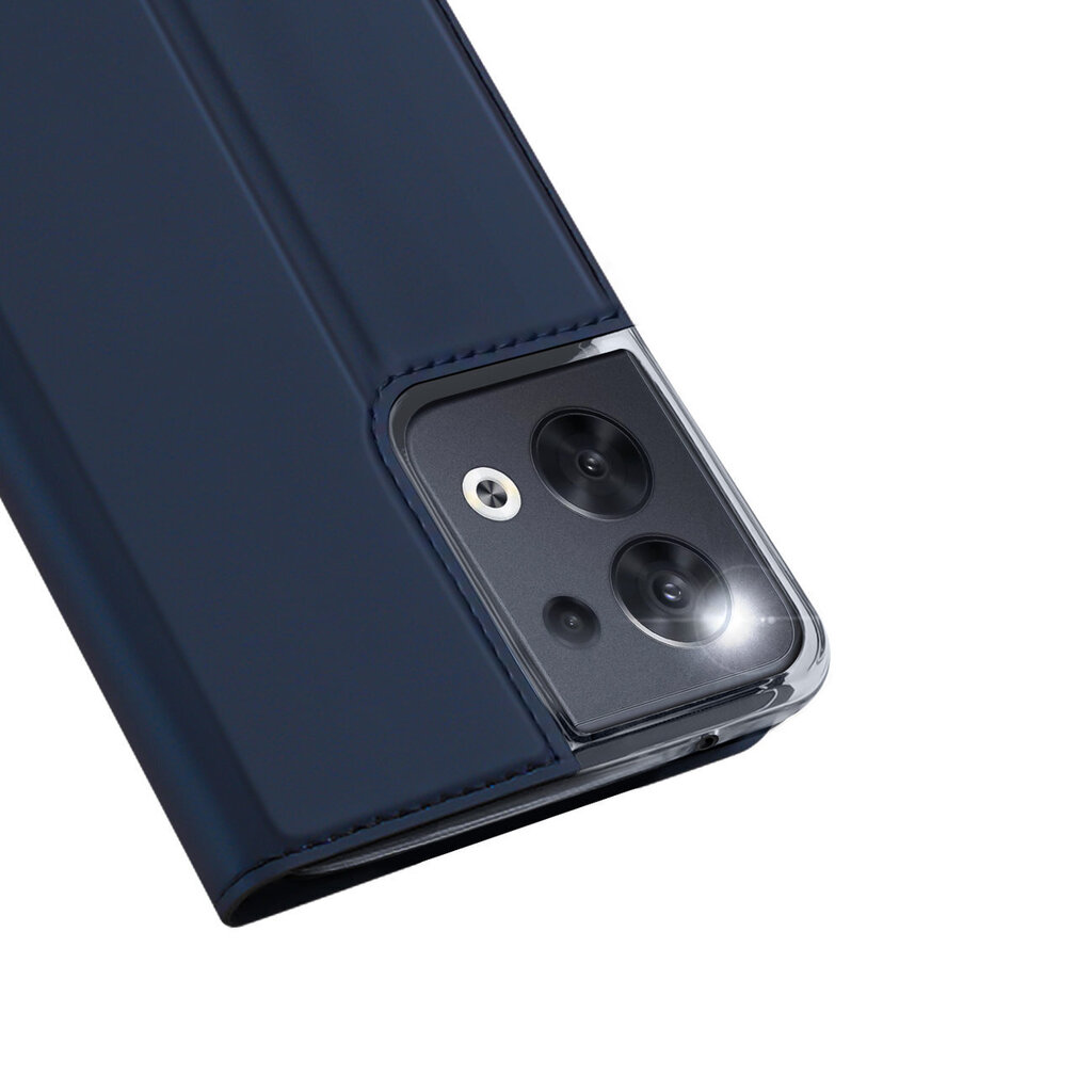 Dux Ducis Skin Pro Oppo Reno 8 flip card wallet stand blue цена и информация | Telefoni kaaned, ümbrised | kaup24.ee