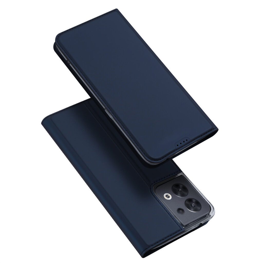 Dux Ducis Skin Pro Oppo Reno 8 flip card wallet stand blue цена и информация | Telefoni kaaned, ümbrised | kaup24.ee