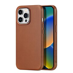 Dux Ducis Naples iPhone 14 Pro Max magnetic leather MagSafe brown цена и информация | Чехлы для телефонов | kaup24.ee