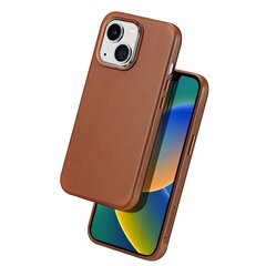 Dux Ducis Naples iPhone 14 Plus magnetic leather MagSafe brown цена и информация | Чехлы для телефонов | kaup24.ee