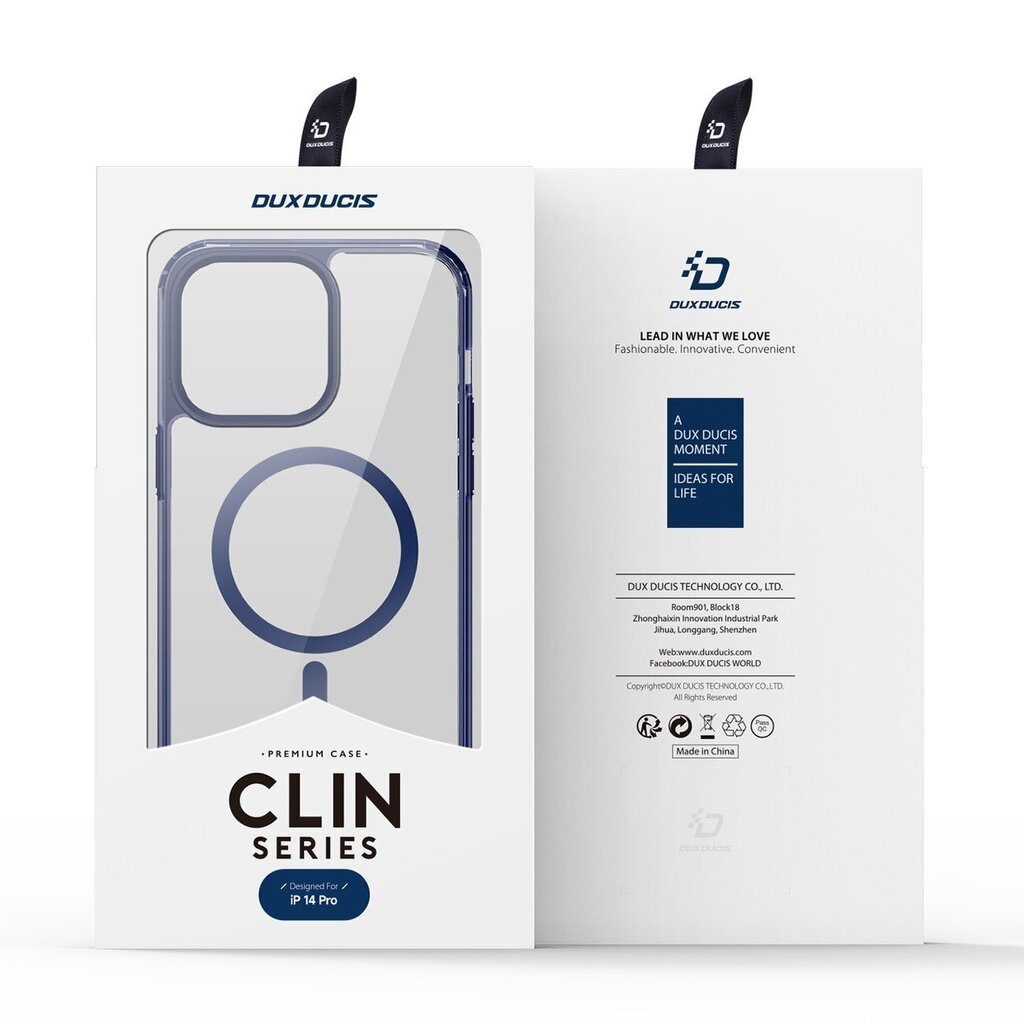 Dux Ducis Clin2 iPhone 14 Pro magnetic MagSafe blue hind ja info | Telefoni kaaned, ümbrised | kaup24.ee