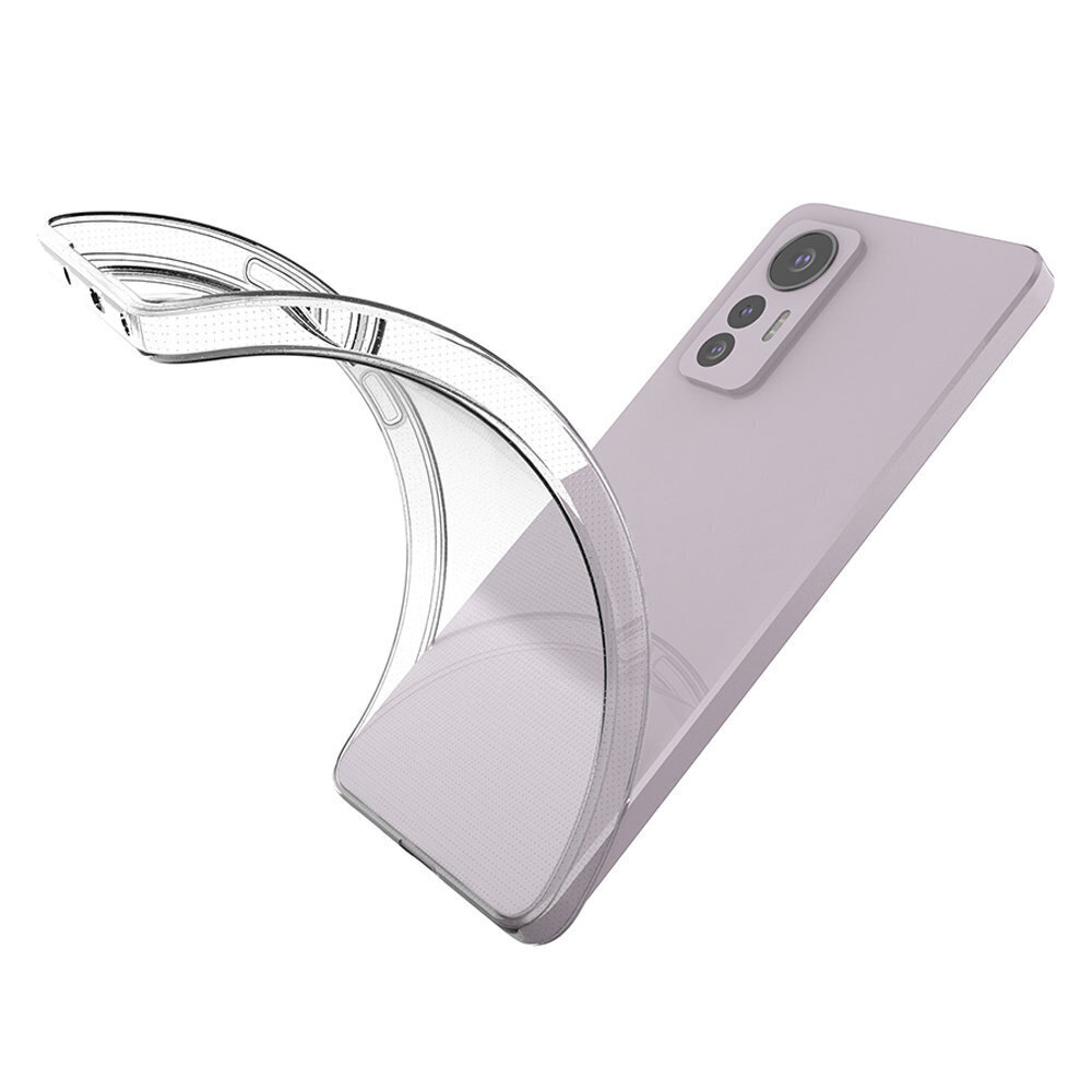 Kaitseümbris 0,5mm Xiaomi 12 Lite thin läbipaistev цена и информация | Telefoni kaaned, ümbrised | kaup24.ee