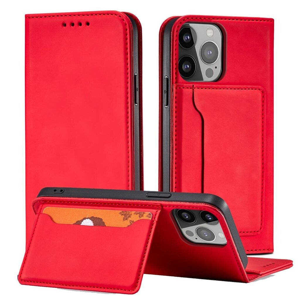 Magnet Card iPhone 14 red цена и информация | Telefoni kaaned, ümbrised | kaup24.ee