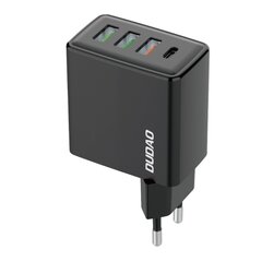 Dudao A5H, 3x USB / 1x USB Type C 20W, PD, QC 3.0 black hind ja info | Mobiiltelefonide laadijad | kaup24.ee