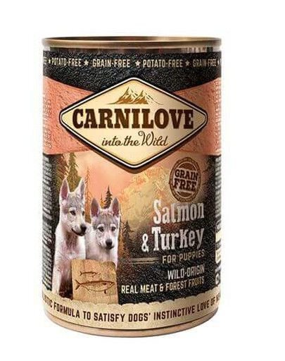 Carnilove Salmon & Turkey konserv kutsikatele 400g hind ja info | Konservid koertele | kaup24.ee