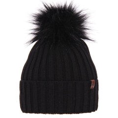 Женская шапка Need 4You, черная, мериносовая шерсть цена и информация | Женские шапки | kaup24.ee