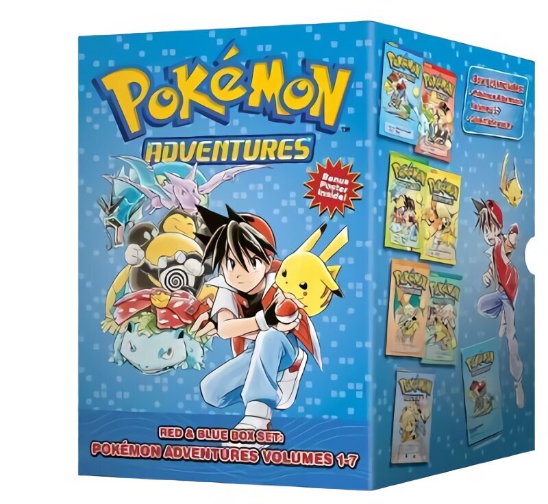 Pokemon Adventures Red & Blue Box Set (Set Includes Vols. 1-7): Set includes Vol. 1-7, Volumes 1-7, Set Includes Vol. 1-7 hind ja info | Noortekirjandus | kaup24.ee