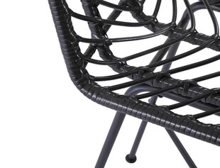 Набор из 4 барных стульев Halmar H97, черный цена и информация | Стулья для кухни и столовой | kaup24.ee