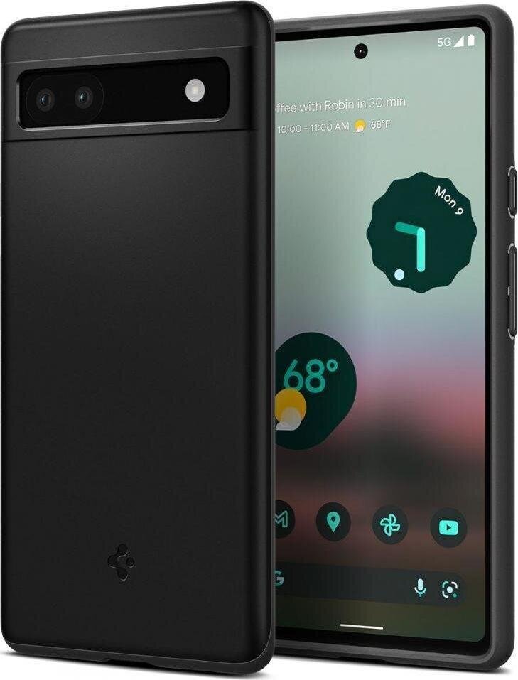 Spigen Pixel 6a Thin Fit Black цена и информация | Telefoni kaaned, ümbrised | kaup24.ee