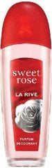 Ароматный дезодорант-спрей для женщин La Rive Sweet Rose Deodorant, 75 мл цена и информация | Дезодоранты | kaup24.ee