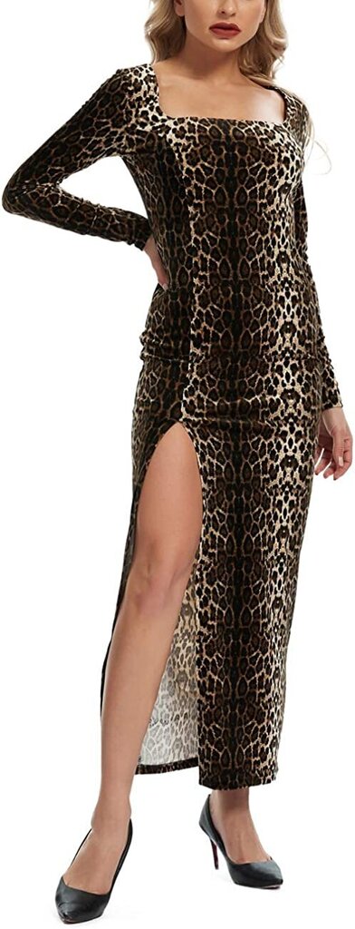 BELLIVERA naiste kleit, leopardimustriga hind ja info | Kleidid | kaup24.ee