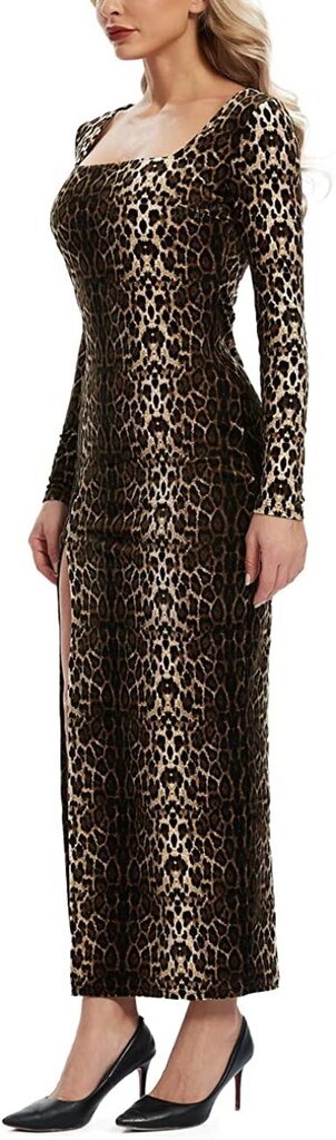 BELLIVERA naiste kleit, leopardimustriga hind ja info | Kleidid | kaup24.ee
