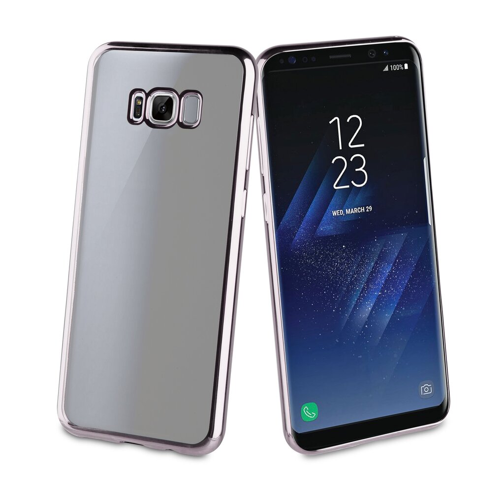 Samsung Galaxy S8+ cover Coque Blindg by Muvit Titanium hind ja info | Telefoni kaaned, ümbrised | kaup24.ee