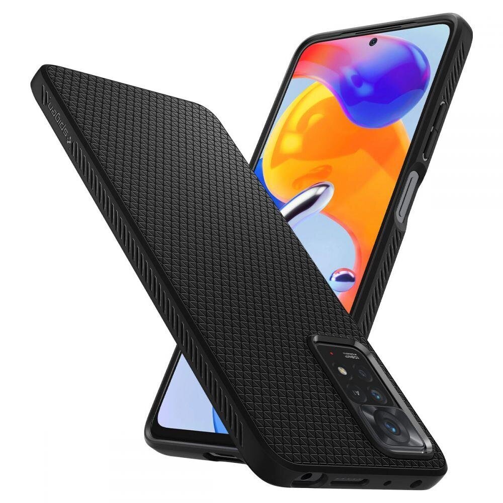 Spigen Liquid Air Xiaomi Redmi Note 11 Pro / 11 Pro 5G Black hind ja info | Telefoni kaaned, ümbrised | kaup24.ee