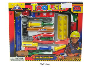 Laste tööriistakomplekt (81031) 3850 hind ja info | Poiste mänguasjad | kaup24.ee