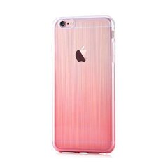 Tagakaaned Devia    Apple    iPhone 6/6s Plus Azure soft case    Pink hind ja info | Telefoni kaaned, ümbrised | kaup24.ee