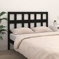 vidaXL voodipeats, must, 155,5 x 4 x 100 cm, männipuit hind ja info | Voodid | kaup24.ee