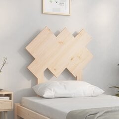 vidaXL voodipeats, 72,5 x 3 x 81 cm, männipuit hind ja info | Voodid | kaup24.ee