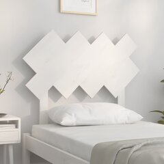 vidaXL voodipeats, valge, 92x3x81 cm, männipuit цена и информация | Кровати | kaup24.ee