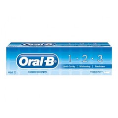 Hambapasta Oral-B 123 Fresh Mint 100 ml цена и информация | Для ухода за зубами | kaup24.ee