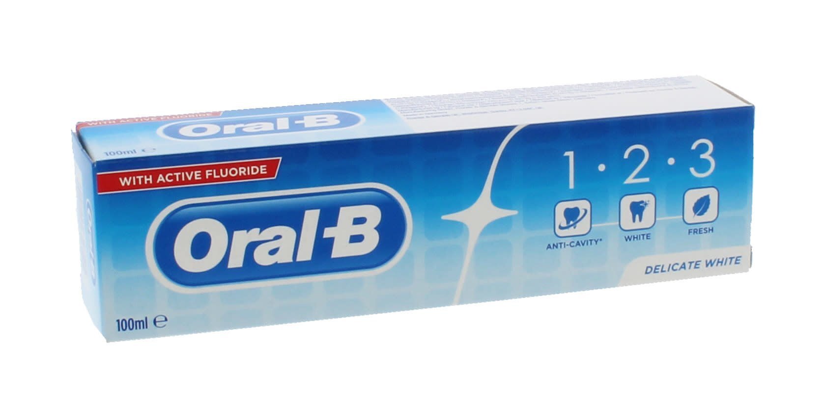 Hambapasta Oral-B 123 Delicate White 100 ml цена и информация | Suuhügieen | kaup24.ee