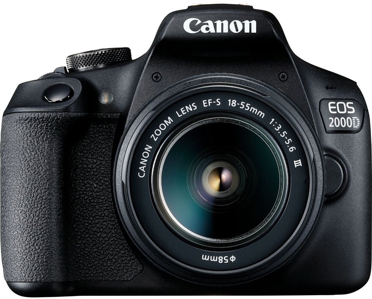 Canon EOS 2000D + 18-55mm III Kit, must hind ja info | Fotoaparaadid | kaup24.ee