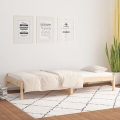 vidaXL diivanvoodi, 90 x 190 cm, 3FT, ühekohaline, männipuit цена и информация | Кровати | kaup24.ee