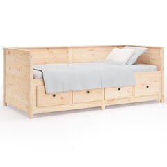 Кровать, 100x200 см, коричневая цена и информация | Кровати | kaup24.ee