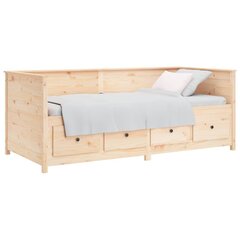 Кровать, 100x200 см, коричневая цена и информация | Кровати | kaup24.ee