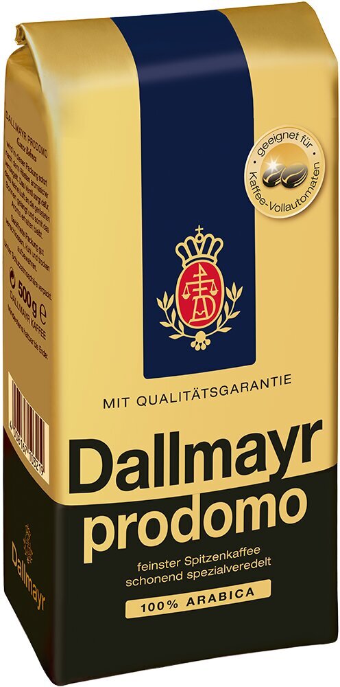 Kohvioad Dallmayr Prodomo, 0,5kg hind ja info | Kohv, kakao | kaup24.ee