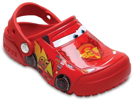 Crocs™ обувь для мальчиков Fun Lab Cars Clog, Flame цена и информация | Детские резиновые сабо | kaup24.ee