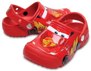 Poiste jalatsid Crocs™ Fun Lab Cars Clog, Flame hind ja info | Laste kummijalatsid | kaup24.ee