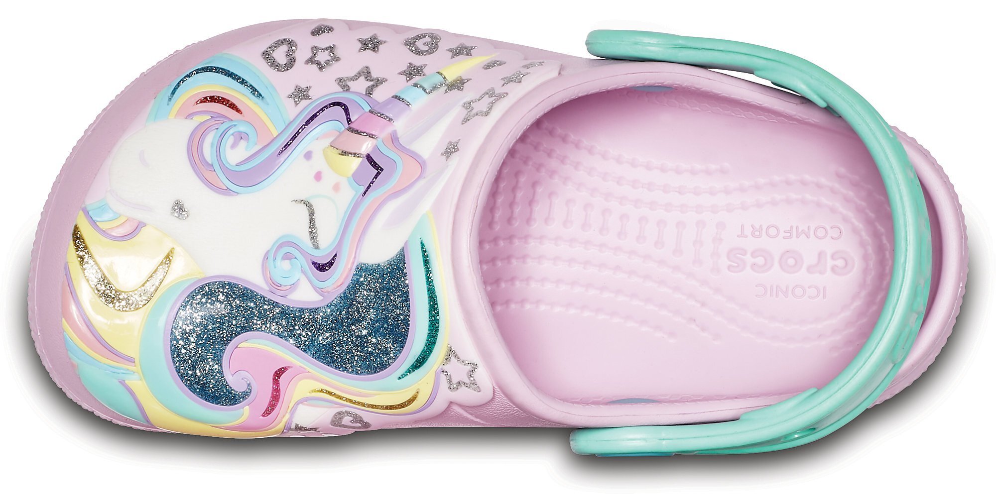 Tüdrukute jalanõud Crocs™ Fun Lab Clogs, Ballerina Pink / New Mint hind ja info | Laste kummijalatsid | kaup24.ee