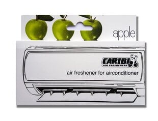 Konditsioneeri õhuvärskendaja Caribi Apple, õunalõhnaline hind ja info | Kütte- ja ventilatsiooni tarvikud jne. | kaup24.ee
