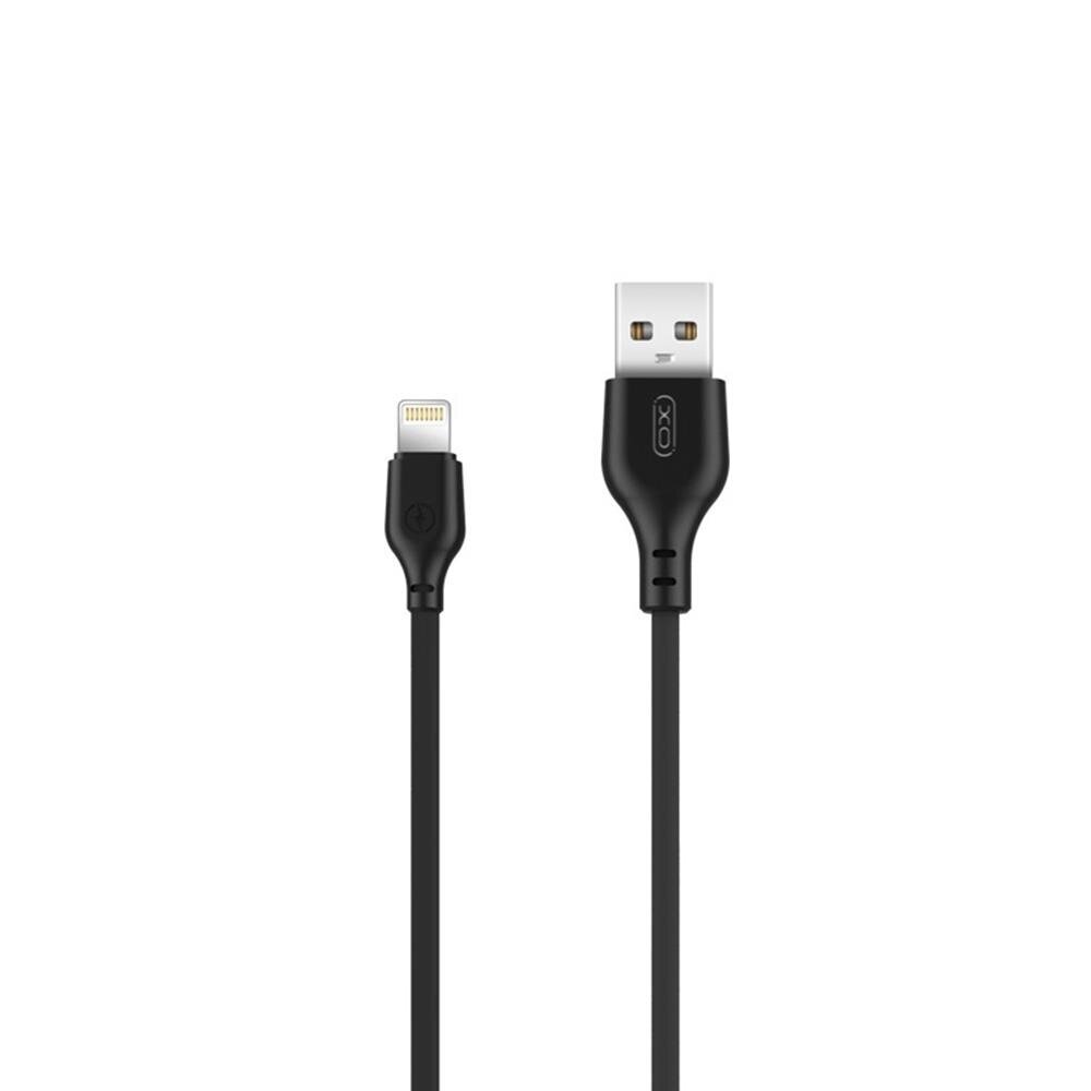 XO cable NB103 USB - Lightning 1,0 m 2,1A black hind ja info | Mobiiltelefonide kaablid | kaup24.ee