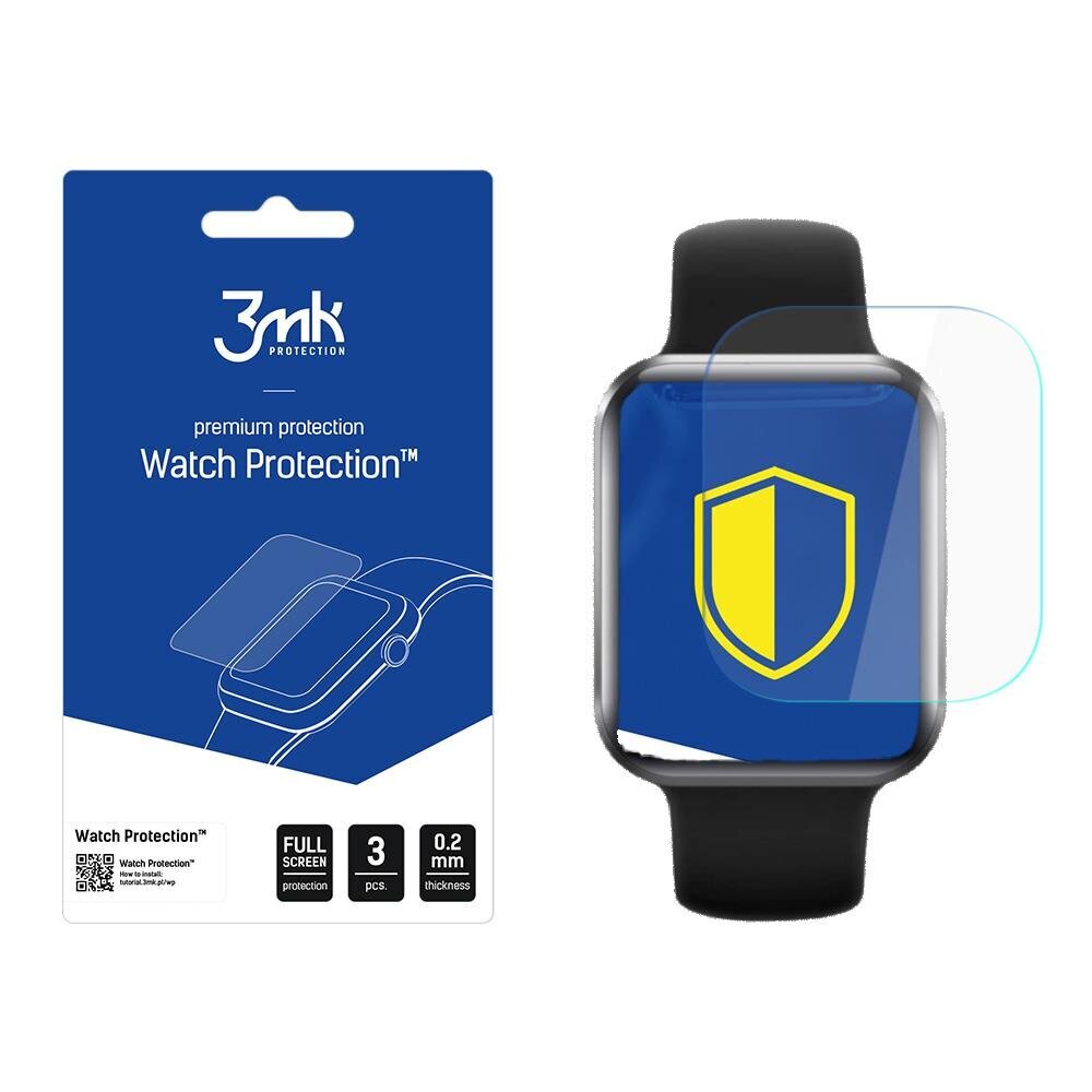 Meizu Watch - 3mk Watch Protection™ v. ARC+ screen protector цена и информация | Nutikellade ja nutivõrude tarvikud | kaup24.ee