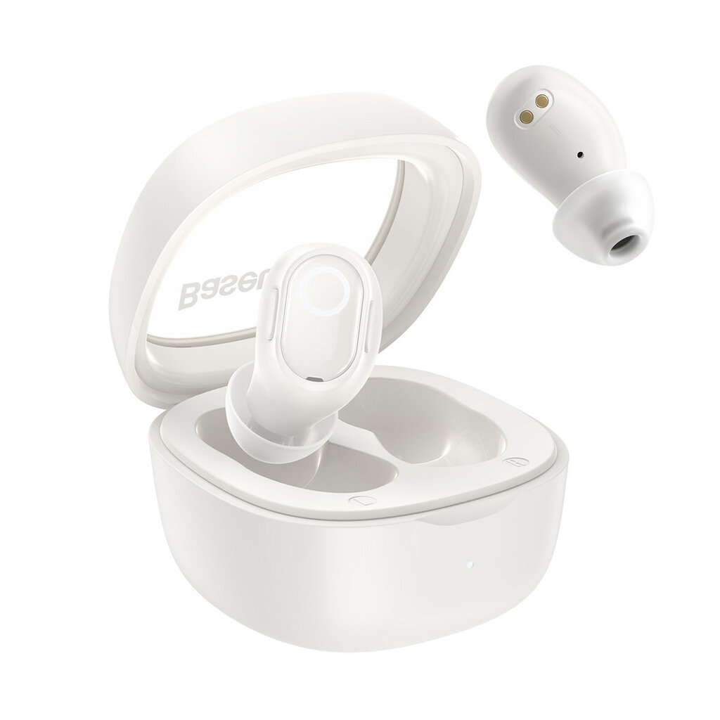 Baseus Bowie WM02 TWS Bluetooth 5.3 wireless headphones white (NGTW180002) hind ja info | Kõrvaklapid | kaup24.ee