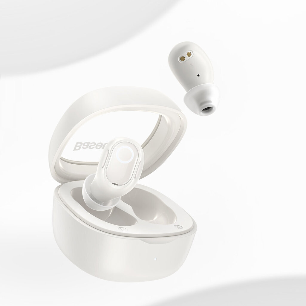 Baseus Bowie WM02 TWS Bluetooth 5.3 wireless headphones white (NGTW180002) hind ja info | Kõrvaklapid | kaup24.ee