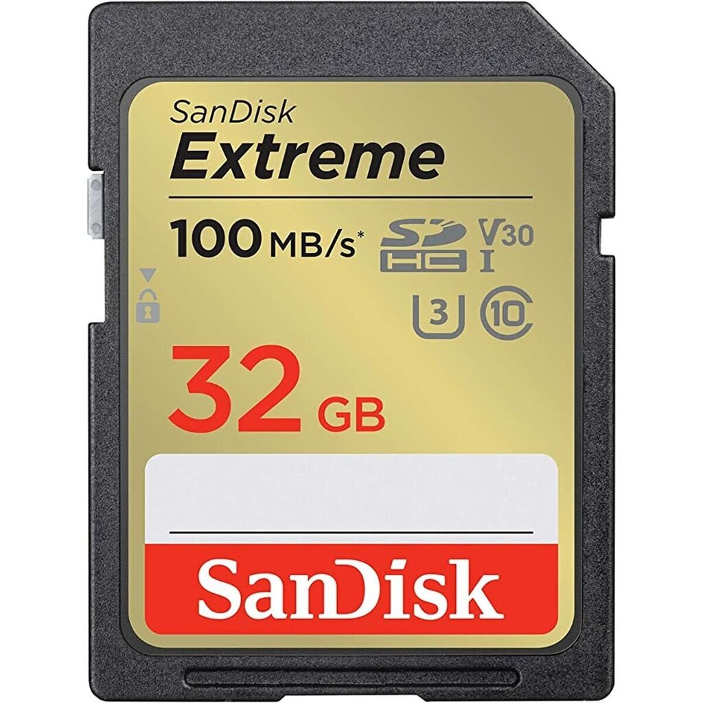 SanDisk Extreme SDHC 32GB цена и информация | Fotoaparaatide mälukaardid | kaup24.ee