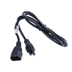 Akyga power cable for notebook AK-NB-09A clover CCA IEC C5 / C14 1.5 м цена и информация | Кабели и провода | kaup24.ee