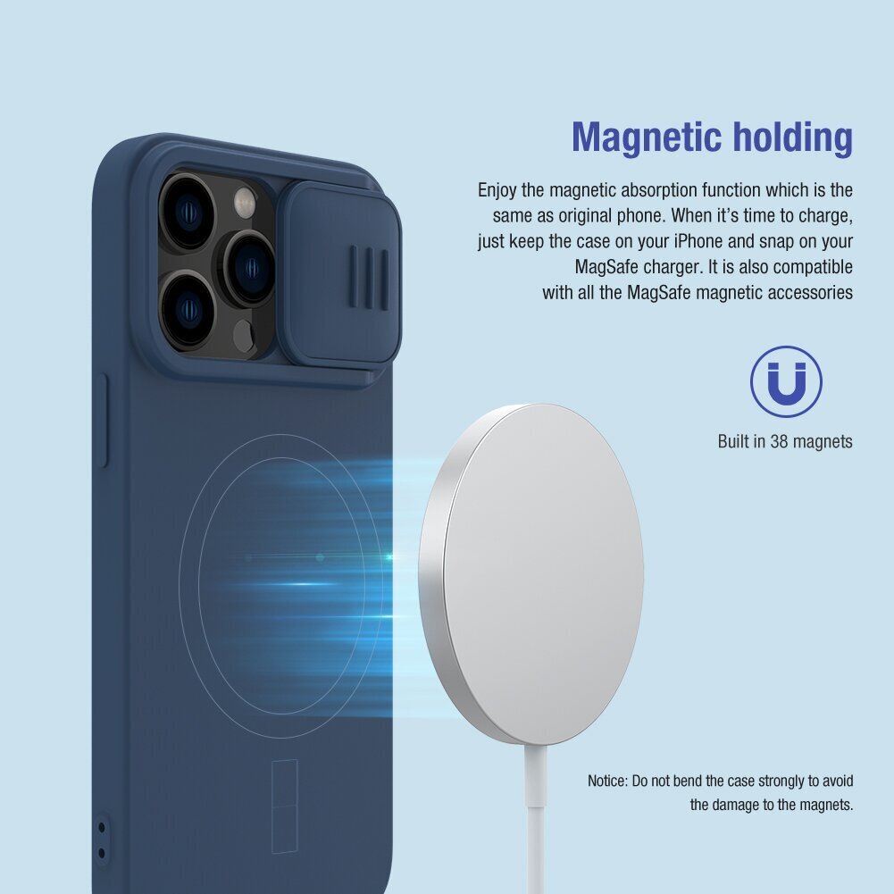 Nillkin CamShield Silky Magnetic Silicone цена и информация | Telefoni kaaned, ümbrised | kaup24.ee